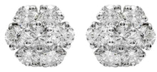 Load image into Gallery viewer, 2.55 Carats Natural Diamond 14K Solid White Gold Stud Earrings