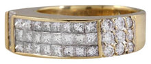 Load image into Gallery viewer, Splendid 1.70 Carats Natural VVS Diamond 18K Solid Yellow Gold Ring