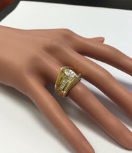 Load image into Gallery viewer, 2.06 Carats Natural Diamond 18K Solid Yellow Gold Engagement Ring
