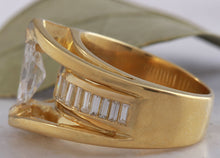 Load image into Gallery viewer, 2.06 Carats Natural Diamond 18K Solid Yellow Gold Engagement Ring