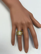 Load image into Gallery viewer, 2.06 Carats Natural Diamond 18K Solid Yellow Gold Engagement Ring
