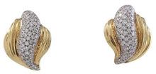 Load image into Gallery viewer, Unique Exquisite 4.20 Carats VVS Natural Diamond 14K Solid Yellow Earrings