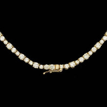 Load image into Gallery viewer, 17.60Ct Natural Emerald &amp; Diamond 18K Solid Yellow Gold Necklace