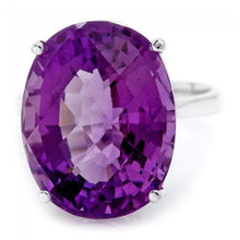 Load image into Gallery viewer, 14.80 Carats Exquisite Natural Amethyst 14K Solid White Gold Ring