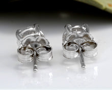 Load image into Gallery viewer, Exquisite 0.40 Carats Natural VS2-SI1 Diamond 14K Solid White Gold Stud Earrings