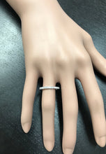 Load image into Gallery viewer, Splendid 0.80 Carats Natural Diamond 14K Solid White Gold Ring