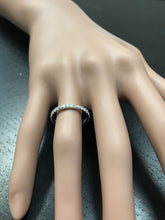 Load image into Gallery viewer, Splendid 0.80 Carats Natural Diamond 14K Solid White Gold Ring