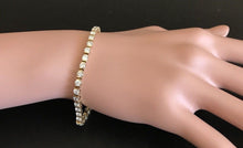 Load image into Gallery viewer, Very Impressive 5.70 Carats Natural Diamond 14K Solid Yellow Gold Bracelet