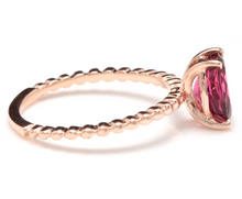 Load image into Gallery viewer, 1.40 Carats Exquisite Natural Tourmaline 14K Solid Rose Gold Ring