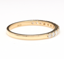 Load image into Gallery viewer, Splendid .35 Carats Natural Diamond 14K Solid Yellow Gold Ring