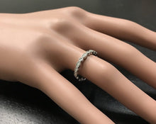 Load image into Gallery viewer, Splendid 0.16 Carats Natural Diamond 14K Solid White Gold Ring