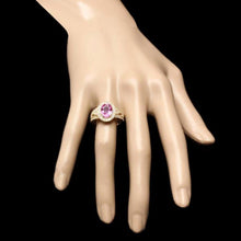 Load image into Gallery viewer, 3.00 Carats Natural Tourmaline and Diamond 14k Solid Yellow Gold Ring