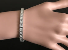 Load image into Gallery viewer, Very Impressive 3.20 Carats Natural Diamond 14K Solid White Gold Bracelet