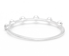 Load image into Gallery viewer, Splendid 0.12 Carats Natural Diamond 14K Solid White Gold Ring