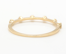 Load image into Gallery viewer, Splendid 0.10 Carats Natural Diamond 14K Solid Yellow Gold Ring