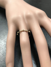 Load image into Gallery viewer, Splendid 0.10 Carats Natural Diamond 14K Solid Yellow Gold Ring
