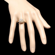 Load image into Gallery viewer, Splendid 1.15 Carats Natural Diamond 14K Solid Yellow Gold Ring