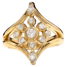 Load image into Gallery viewer, Splendid 1.00 Carat Natural Diamond 14K Solid Yellow Gold Ring