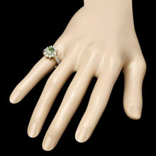 Load image into Gallery viewer, 2.70 Carats Natural Tourmaline and Diamond 14k Solid Yellow Gold Ring
