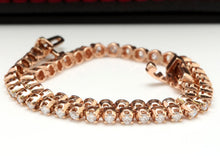 Load image into Gallery viewer, Very Impressive 2.32 Carats Natural Diamond 14K Solid Rose Gold Bracelet