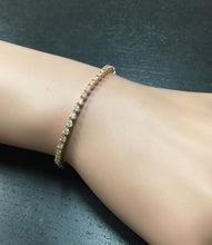 Load image into Gallery viewer, Very Impressive 2.32 Carats Natural Diamond 14K Solid Rose Gold Bracelet