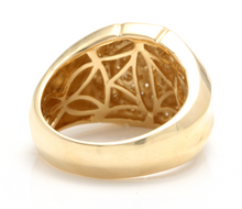 Load image into Gallery viewer, 1.00Ct Carats Natural Diamond 14K Solid Yellow Gold Men's Ring