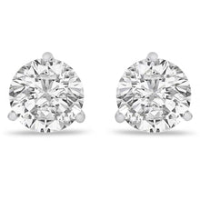 Load image into Gallery viewer, Exquisite 2.00 Carats VS1 Moissanite 14K Solid White Gold Martini Stud Earrings