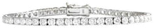 Load image into Gallery viewer, Very Impressive 3.15 Carats Natural Diamond 14K Solid White Gold Bracelet