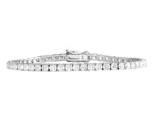 Load image into Gallery viewer, Very Impressive 3.75 Carats Natural VS Diamond 14K Solid White Gold Bracelet