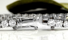 Load image into Gallery viewer, Very Impressive 3.35 Carats Natural Diamond 14K Solid White Gold Bracelet
