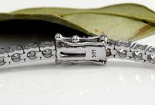 Load image into Gallery viewer, Very Impressive 3.35 Carats Natural Diamond 14K Solid White Gold Bracelet