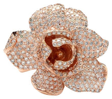 Load image into Gallery viewer, Beautiful 3.00 Carats Natural Diamond 14K Solid Rose Gold Ring