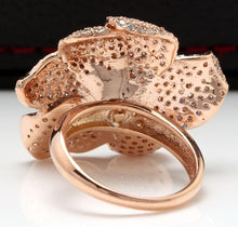 Load image into Gallery viewer, Beautiful 3.00 Carats Natural Diamond 14K Solid Rose Gold Ring