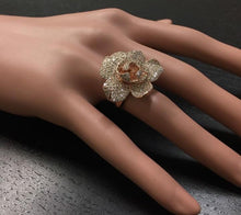 Load image into Gallery viewer, Beautiful 3.00 Carats Natural Diamond 14K Solid Rose Gold Ring