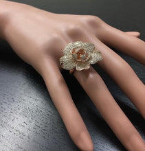 Load image into Gallery viewer, Beautiful 3.00 Carats Natural Diamond 14K Solid Rose Gold Ring