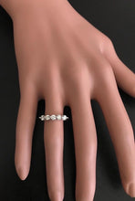 Load image into Gallery viewer, Splendid 0.90 Carats Natural Diamond 14K Solid White Gold Ring