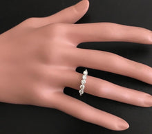 Load image into Gallery viewer, Splendid 0.90 Carats Natural Diamond 14K Solid White Gold Ring