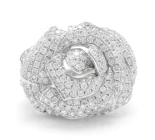 Load image into Gallery viewer, Splendid 3.30 Carats Natural Diamond 14K Solid White Gold Ring