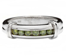 Load image into Gallery viewer, Splendid .50 Carats Natural VS Diamond 14K Solid White Gold Ring